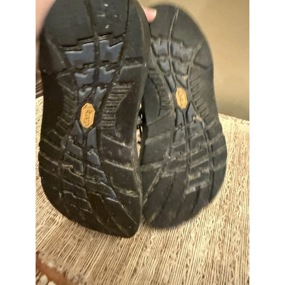 CHACO Men's SANDALS Blue & Grey Sz-11 Beach‎ Casual Comfortable